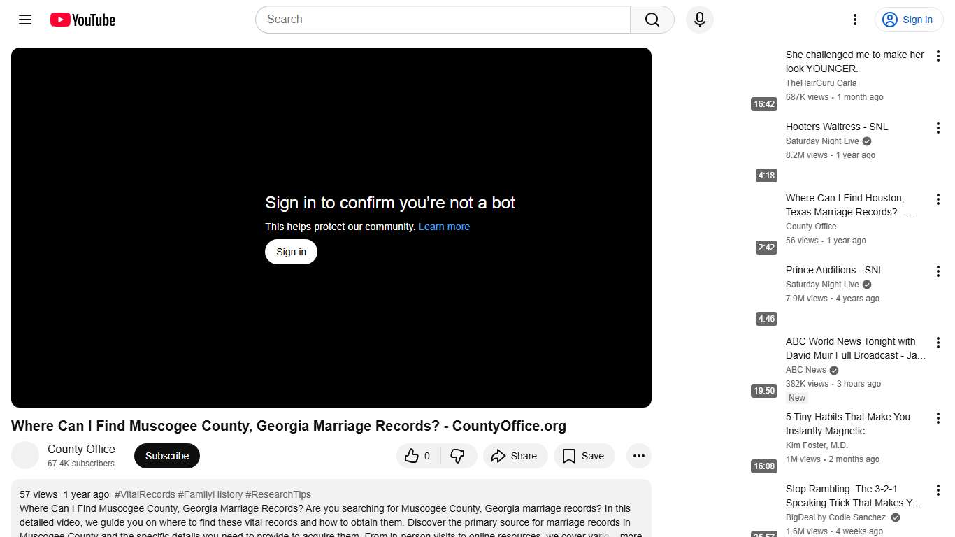Where Can I Find Muscogee County, Georgia Marriage Records? - CountyOffice.org - YouTube